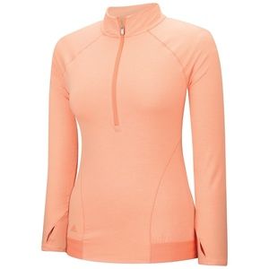 Adidas Orange Half-Zip